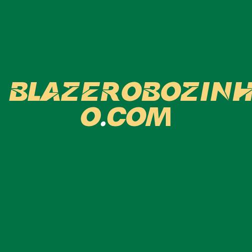 Logo da BLAZEROBOZINHO